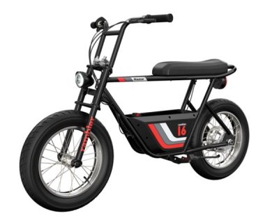 Razor Rambler väike mootorratas, 16", must/punane