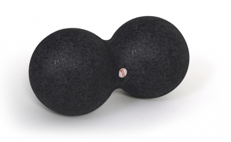 SISSEL® Myofascia top double ball, 8x16 cm, mustvärviline