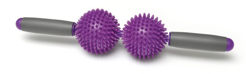 SISSEL® Spiky Twin Roller massager, lilla