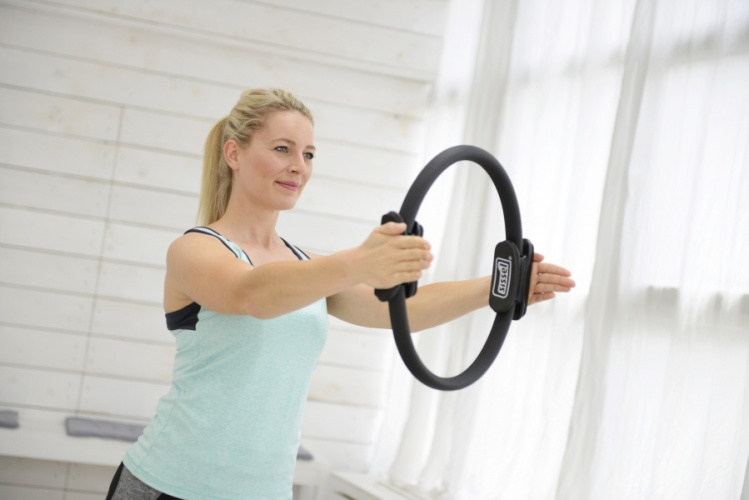 SISSEL® Pilates sõlg, 38 cm, must