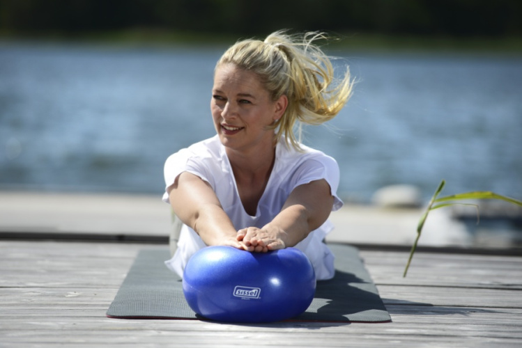 SISSEL® Pilates pehme pall, 26 cm, sinine