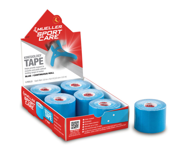 Mueller® kinesioloogiline teip, sinine, 5cm x 5m