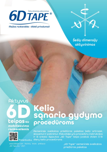 6D lintside teip kandmiseks, 8 tk, veega immutatud materjalidega