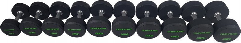 Hantlite komplekt TUNTURI PU 2-42 KG