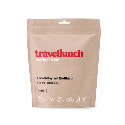 Nr. 06 Reisitoidud Travellunch veiseliha kartulitega 250 g.