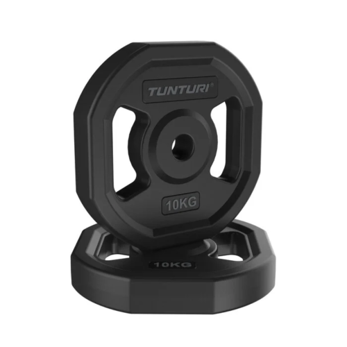 Tunturi Pro Aerobic Pump Set Plates, 2 x 10 kg, Set, TPU + Free Tunturi Training App