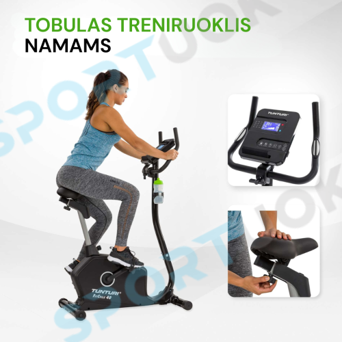Treeningratas Tunturi FitCycle 40i Ergometer Exercise Bike + Premium TUNTURI Routes