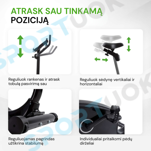 Treeningratas Tunturi FitCycle 40i Ergometer Exercise Bike + Premium TUNTURI Routes