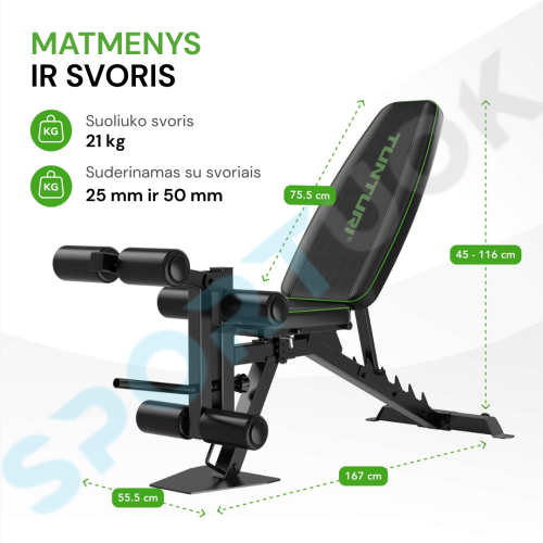 Universaalne Treeningpink TUNTURI UB60