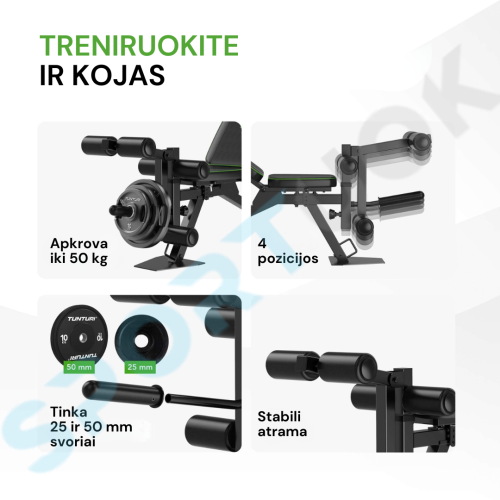 Universaalne Treeningpink TUNTURI UB60