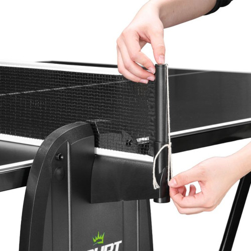 Pingpongi laud Court Spinner Outdoor Table, 4 mm, must