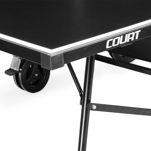 Pingpongi laud Court Spinner Outdoor Table, 4 mm, must