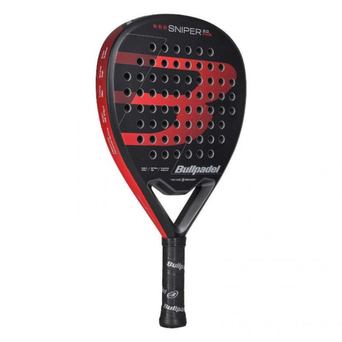 Padelireket BULLPADEL SNIPER 2.0 POWER BLACK 2026 PADEL RACKET