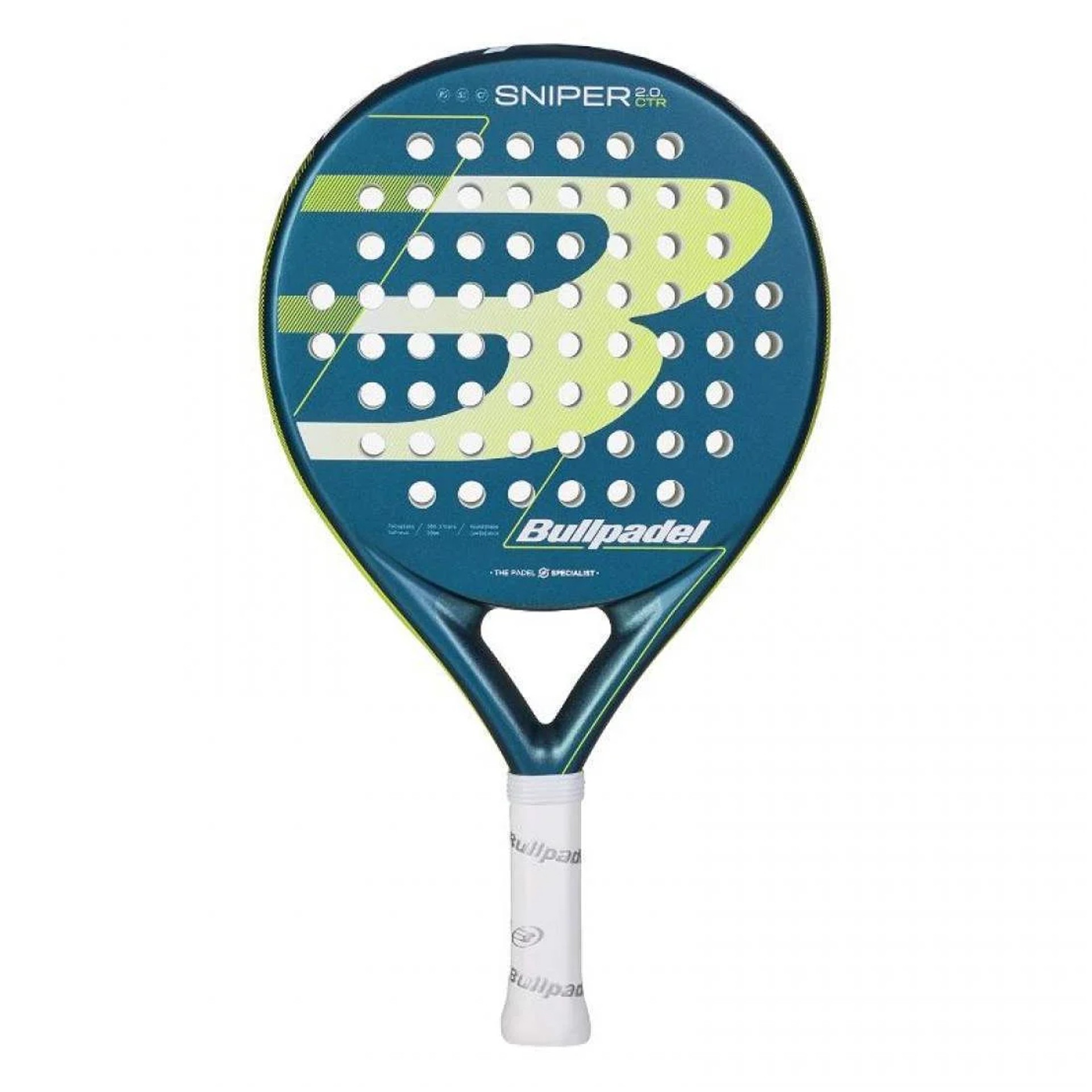 Padelireket BULLPADEL SNIPER 2.0 CONTROL TEAL 2026 PADEL RACKET