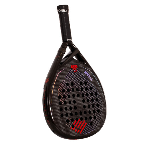 Padelireket VIBOR-A TITAN 3K BLACK RACKET PADEL