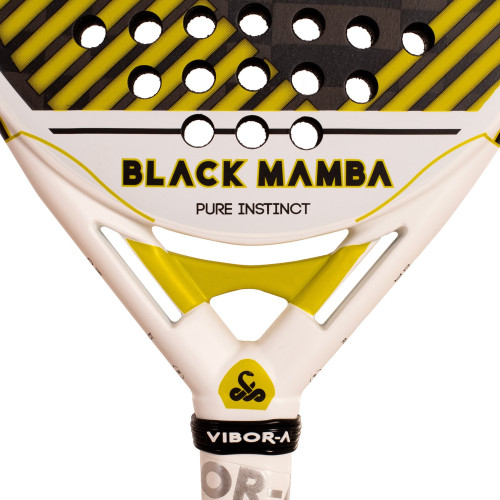 Padelireket VIBOR-A BLACK MAMBA EVO PRO WHITE RACKET PADEL