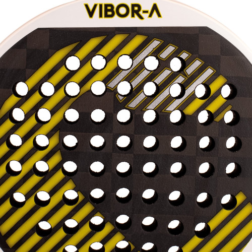 Padelireket VIBOR-A BLACK MAMBA EVO PRO WHITE RACKET PADEL