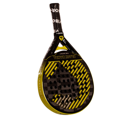 Padelireket BLACK MAMBA VIBOR-A EVO PRO BLACK PADEL RACKET