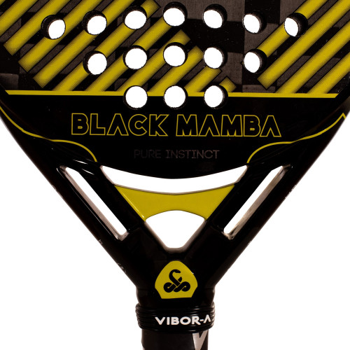 Padelireket BLACK MAMBA VIBOR-A EVO PRO BLACK PADEL RACKET