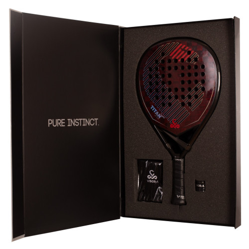 Padeli komplekt PACK RACKET PADEL VIBOR-A TITAN BLACK LIGHT