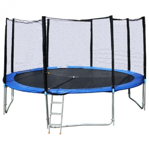 Trampoliin 427 cm turvavõrgu ja redeliga 14ft (4,27 m)