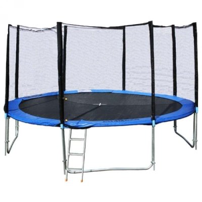 Trampoliin 427 cm turvavõrgu ja redeliga 14ft (4,27 m)