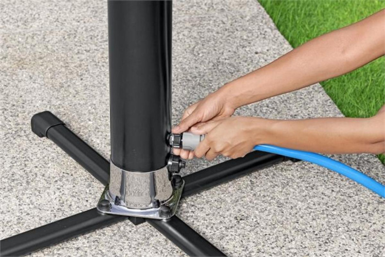 Välistingimustes päikeseenergial töötav dušš, 20 l Bestway SolarFlow 58695