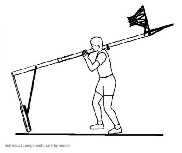 LIFETIME 1268 korvpallikomplekt (2.45 - 3.05 m)