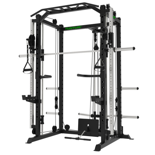 Garaažikomplekt: SM90 SMITH masin + pink TUNTURI UB60 + raskuskettad 120 kg