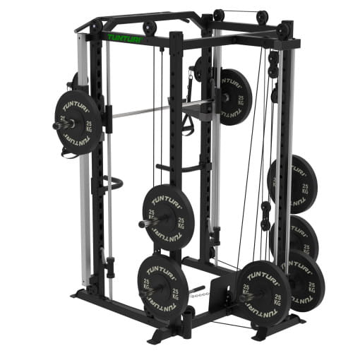 Garaažikomplekt: SM90 SMITH masin + pink TUNTURI UB60 + raskuskettad 120 kg
