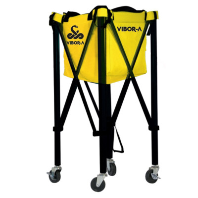 Padeli pallikorv YELLOW VIBOR-A GENIUS TENNIS/PADEL BALL TROLLEY