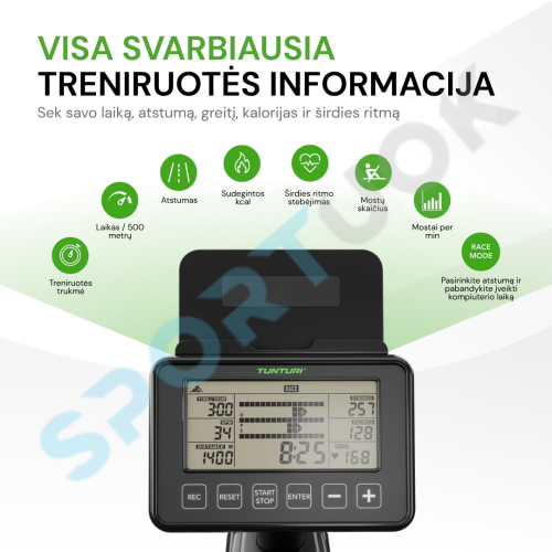 Sõudeergomeeter Tunturi Signature R20 Rower