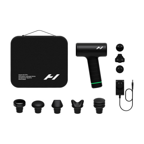 Hyperice Hypervolt 3 Pro löök-massaažipüstol, must