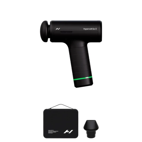 Hyperice Hypervolt Go 3 massaažipüstol, must