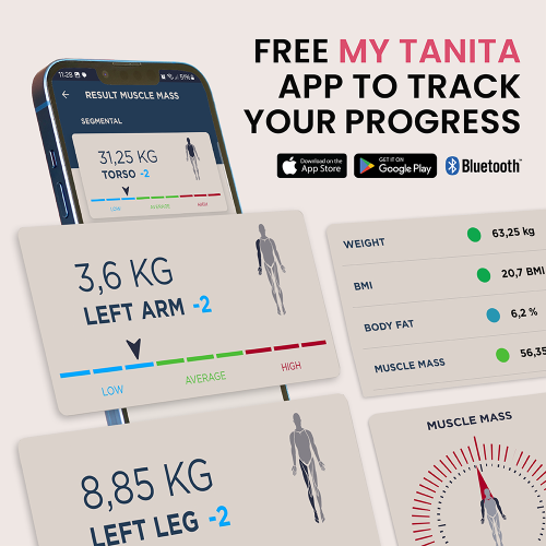 Nutikas segmentaalne kehakoostise analüsaator Tanita RD-545HR (Bluetooth)