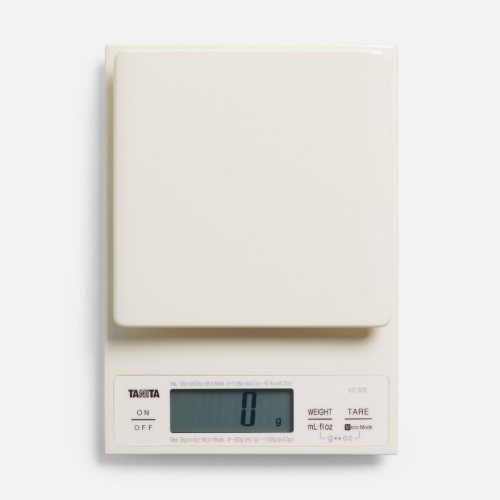 Digitaalne köögi-/toidukaal TANITA KD-320 White Kitchen Scale, valget värvi.