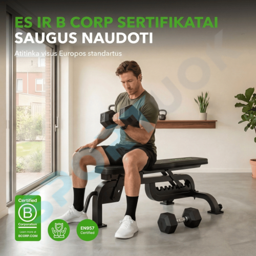 Reguleeritav Treeningpink TUNTURI PRO UB90