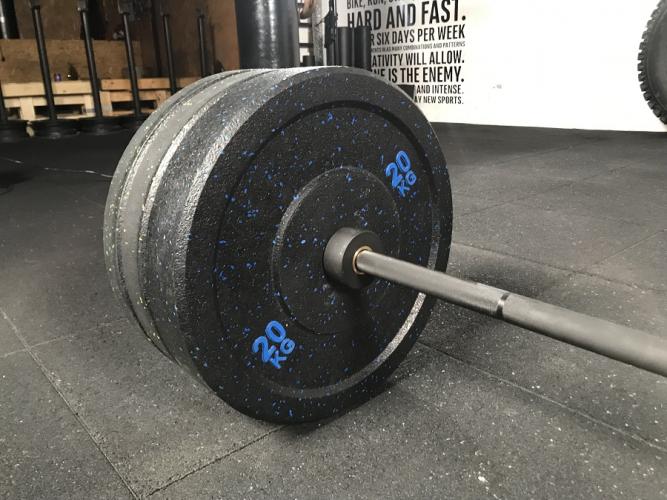 Bumper raskuste ja kangi komplekt STRONGMAN Premium 120kg