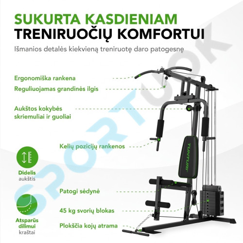 JõuTrenažöör TUNTURI HG10