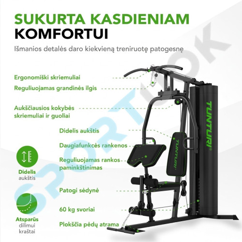 Jõutrenažöör TUNTURI HG20