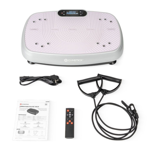 Vibratsiooniplatvorm Gymstick Vibration Plate Vi5.0 (must / roosa)