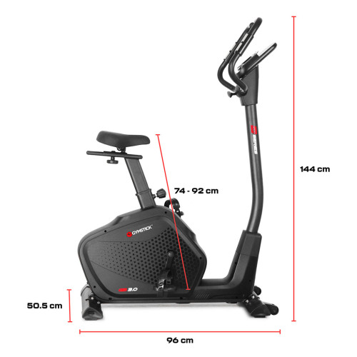 Velotrenažöör GYMSTICK GB3.0 (must / must-valge)
